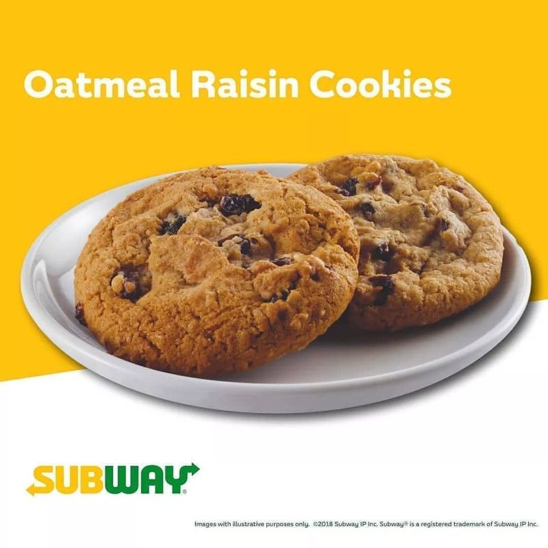 Subway Oatmeal Raisin&nbsp;Cookie